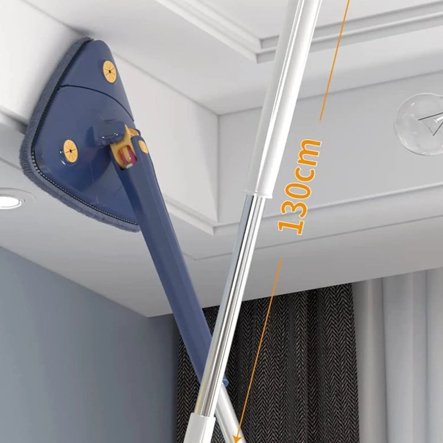 360 Degree Rotatable Adjustable Triangle Cleaning Mop || ممسحة تنظيف مثلثة قابلة للتعديل 360 درجة