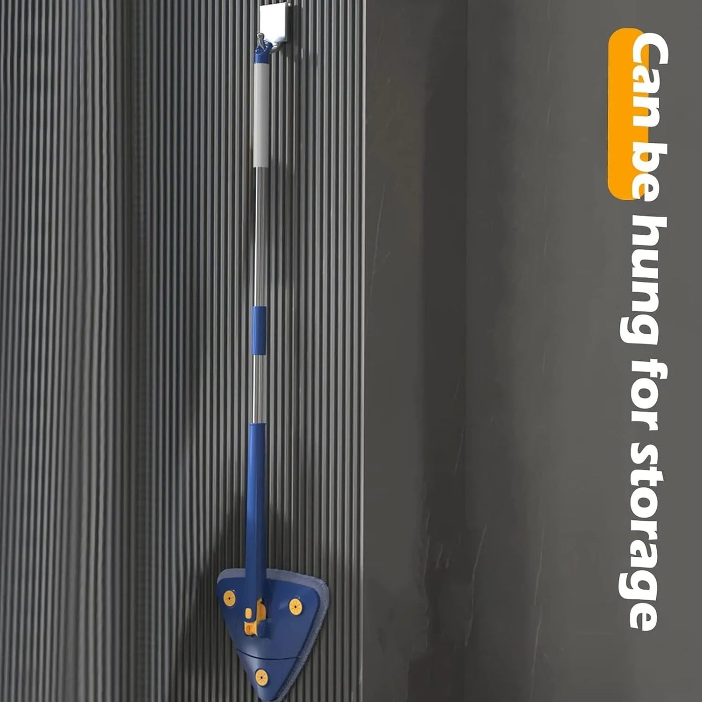 360 Degree Rotatable Adjustable Triangle Cleaning Mop || ممسحة تنظيف مثلثة قابلة للتعديل 360 درجة