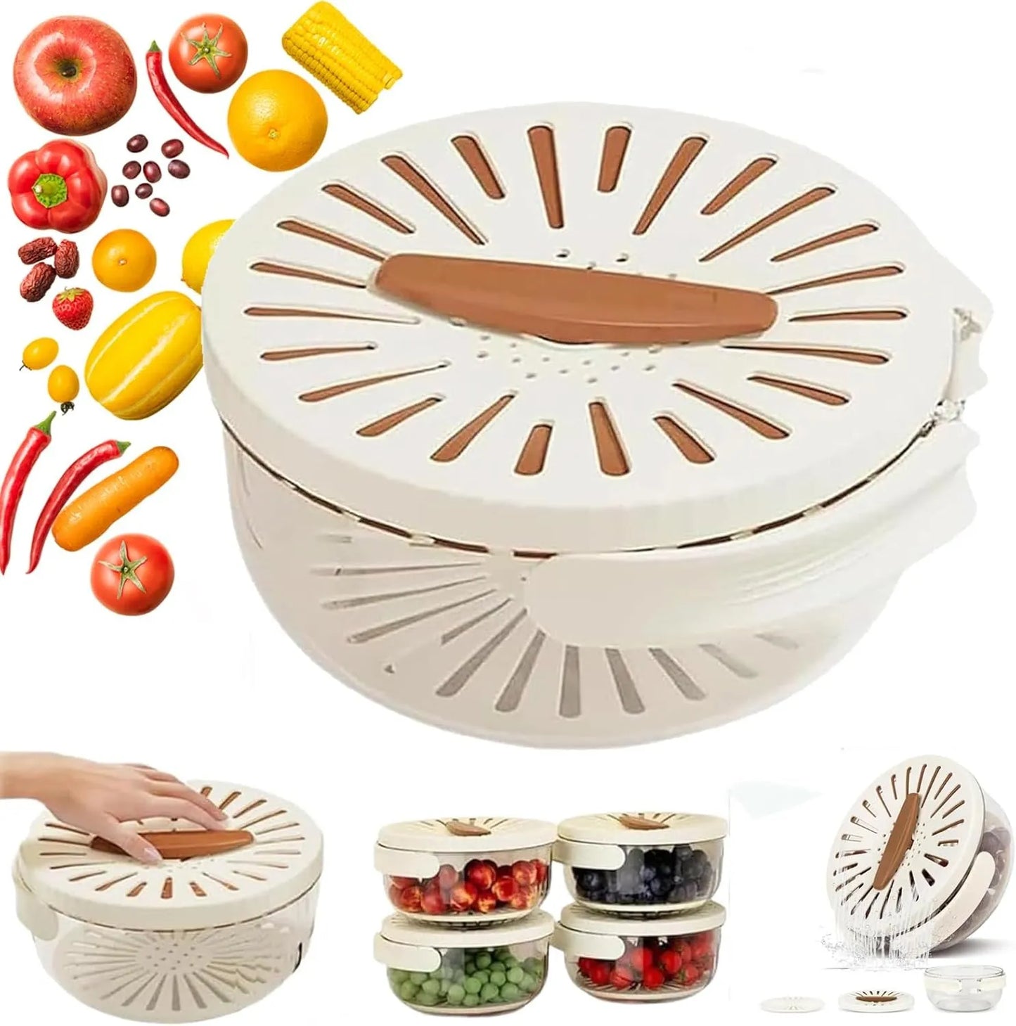 2 In 1 Drainer And Strainer Bowl || مصفاة ووعاء 2 في 1
