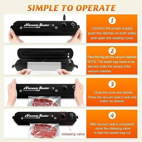 Vacuum Sealer Machine for Food || آلة تغليف الطعام بالتفريغ