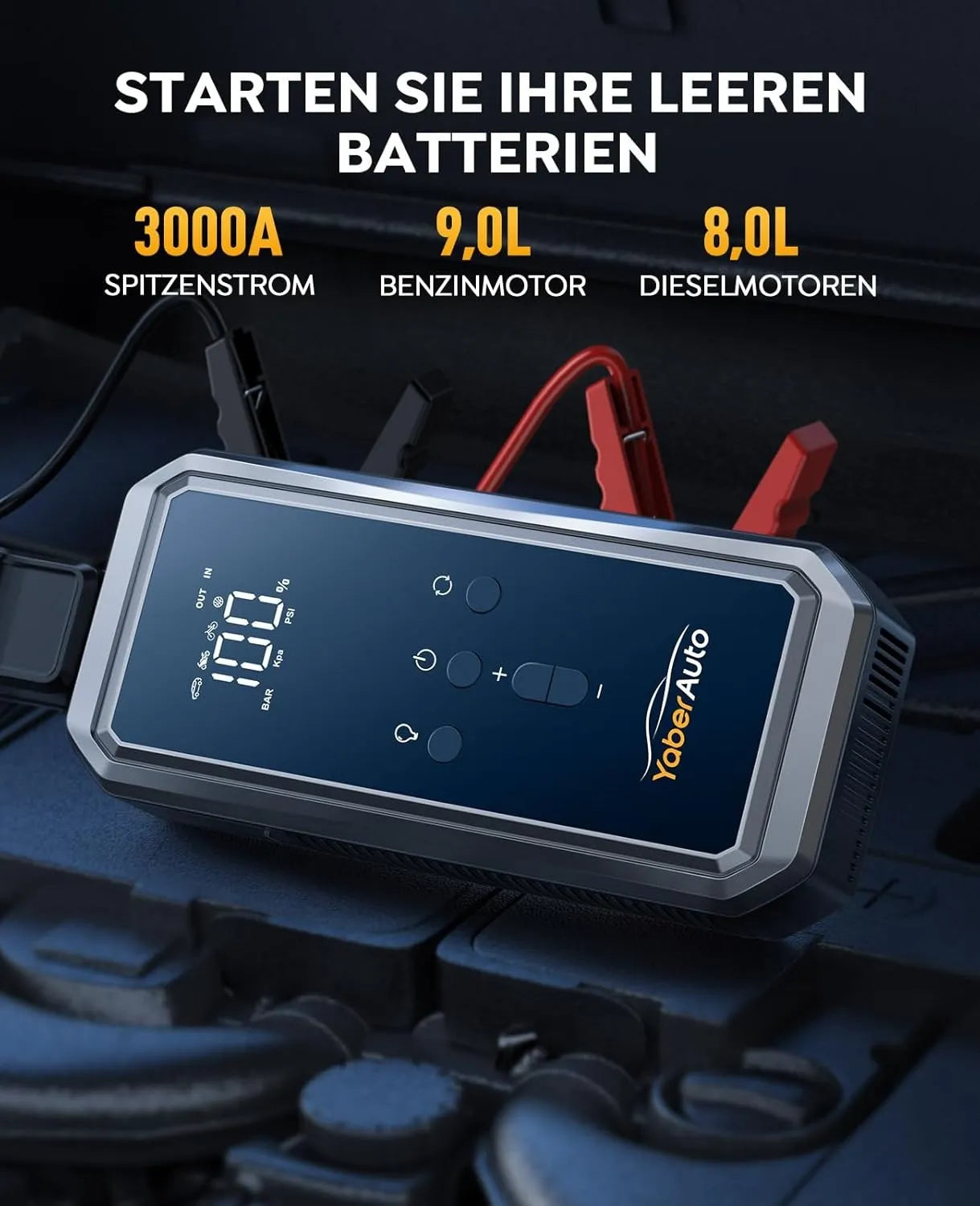 YaberAuto Jump Starter || جهاز تشغيل السيارة من YaberAuto