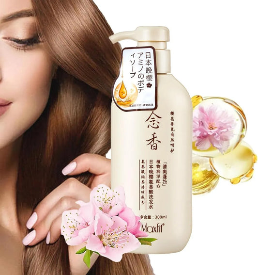 Sakura Japanese Shampoo For Hair Loss || شامبو ساكورا الياباني لعلاج تساقط الشعر