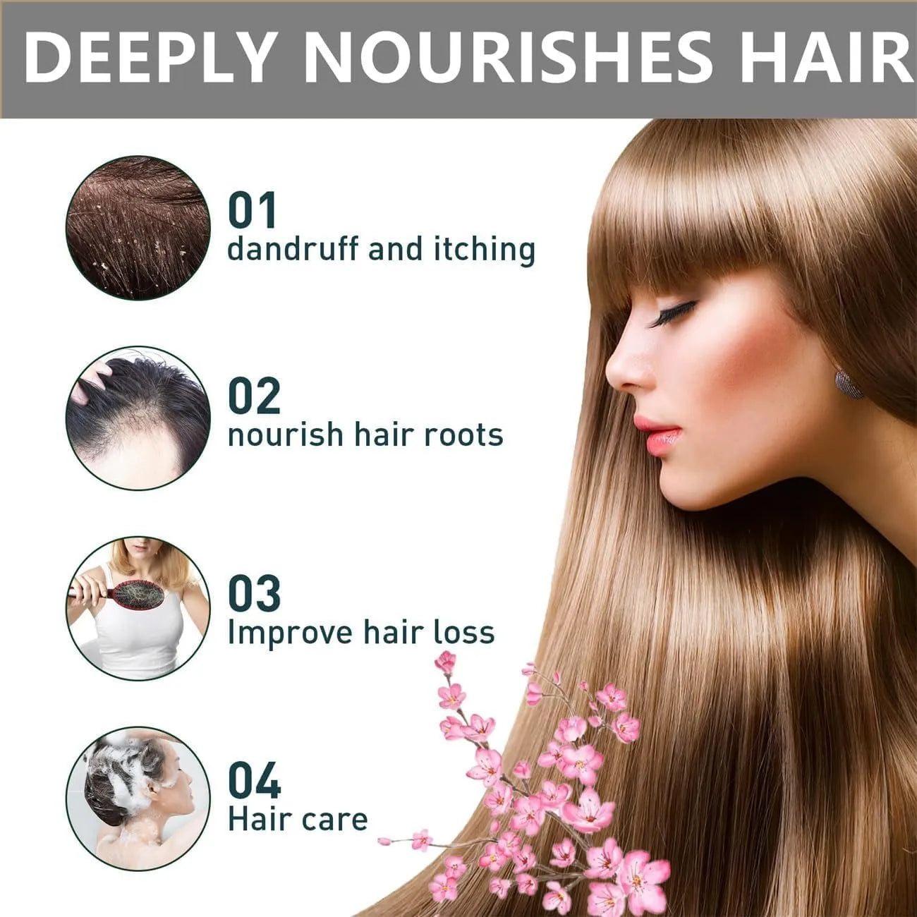 Sakura Japanese Shampoo For Hair Loss || شامبو ساكورا الياباني لعلاج تساقط الشعر