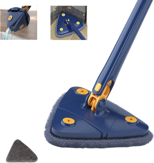 360 Degree Rotatable Adjustable Triangle Cleaning Mop || ممسحة تنظيف مثلثة قابلة للتعديل 360 درجة