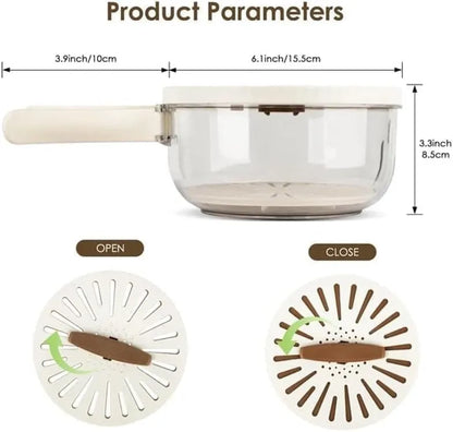 2 In 1 Drainer And Strainer Bowl || مصفاة ووعاء 2 في 1